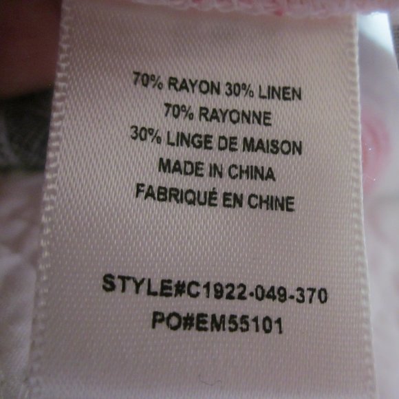 Cloth & Stone Dress M Stripe Button Down Raw Edge Hem - Picture 10 of 11